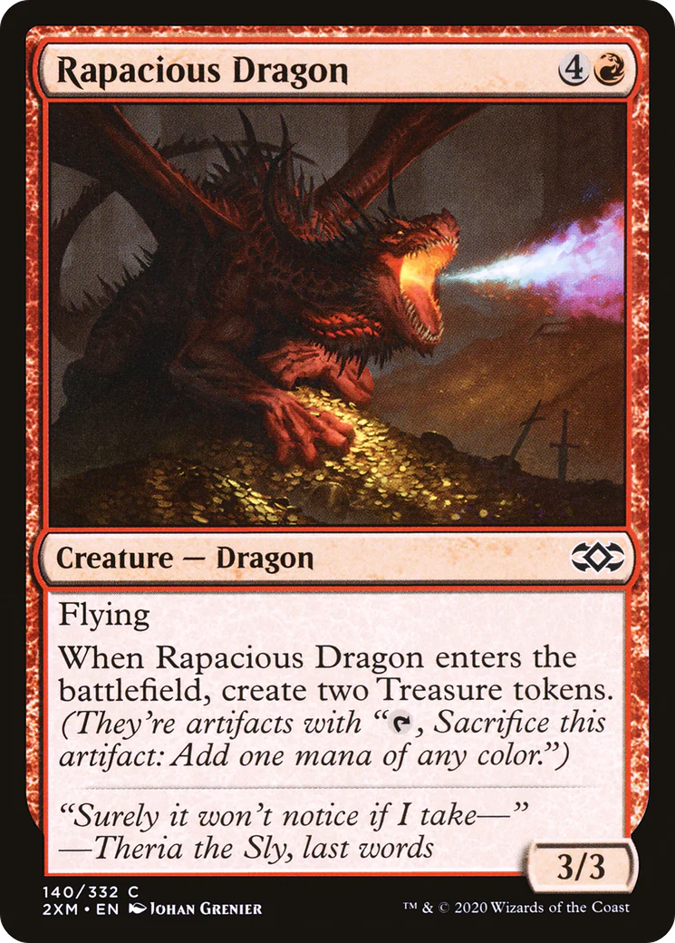 Rapacious Dragon (2XM-140)  - Double Masters