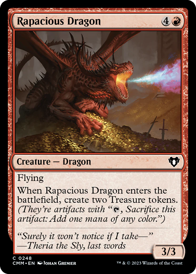 Rapacious Dragon (CMM-248)  - Commander Masters