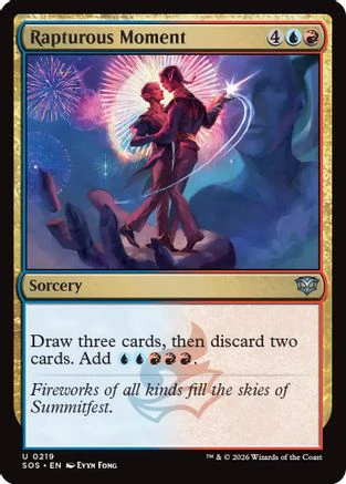 Rapturous Moment (SOS-219)  Foil - Secrets of Strixhaven