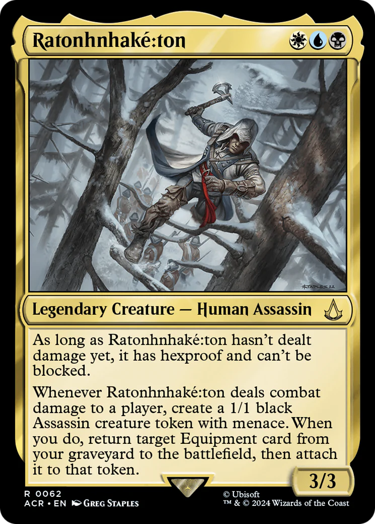 Ratonhnhake:ton (ACR-062)  Foil - Assassin's Creed