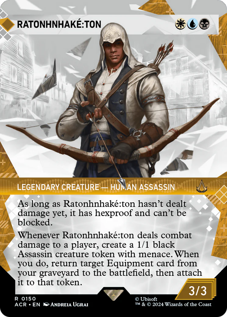Ratonhnhake:ton (Showcase) (ACR-150)  Foil - Assassin's Creed: (Showcase) (Borderless)