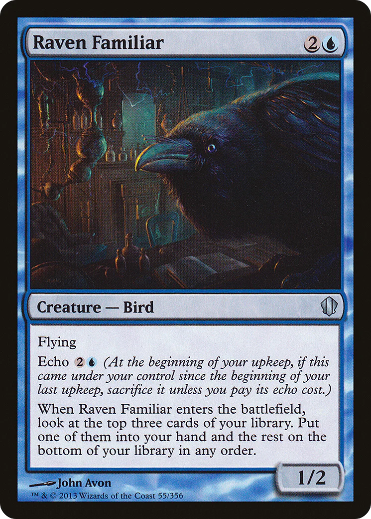 Raven Familiar (C13-055)  - Commander 2013