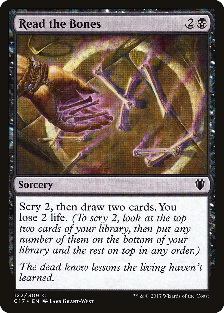 Read the Bones (C17-122)  - Commander 2017