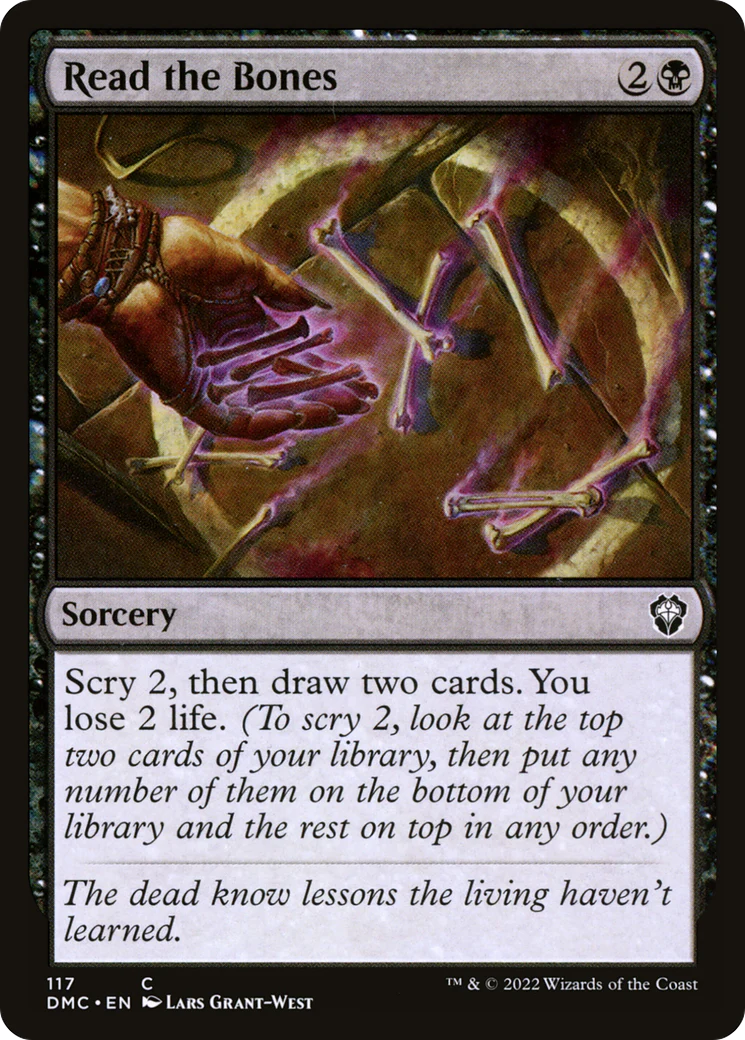 Read the Bones (DMC-117)  - Dominaria United Commander