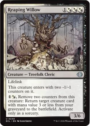 Reaping Willow (ECL-240) Foil - Lorwyn Eclipsed