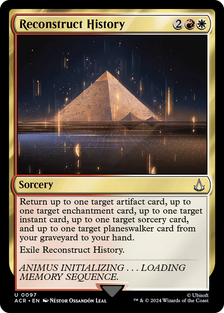 Reconstruct History (ACR-097)  Foil - Assassin's Creed