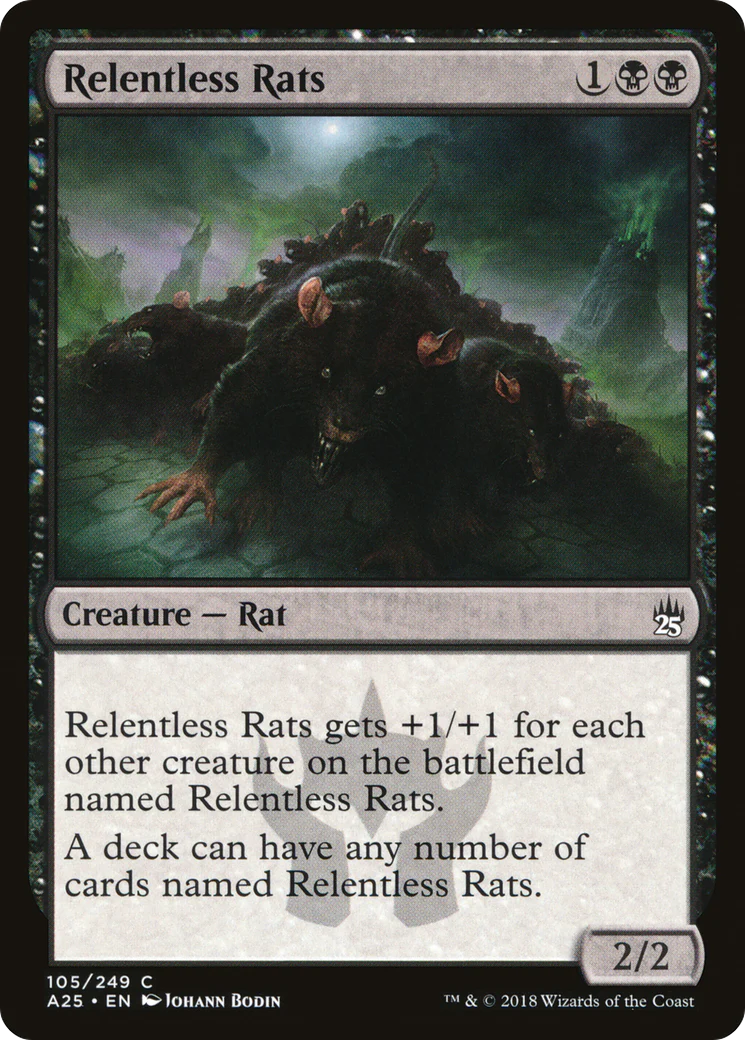Relentless Rats (A25-105)  - Masters 25