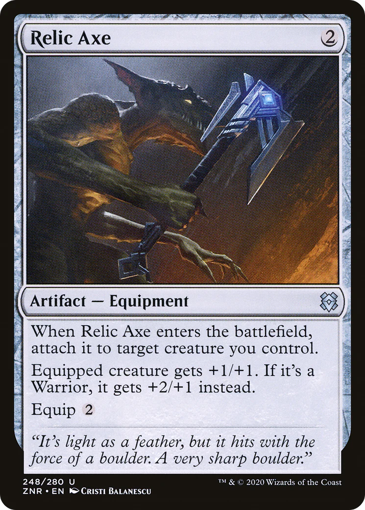 Relic Axe (ZNR-248)  Foil - Zendikar Rising