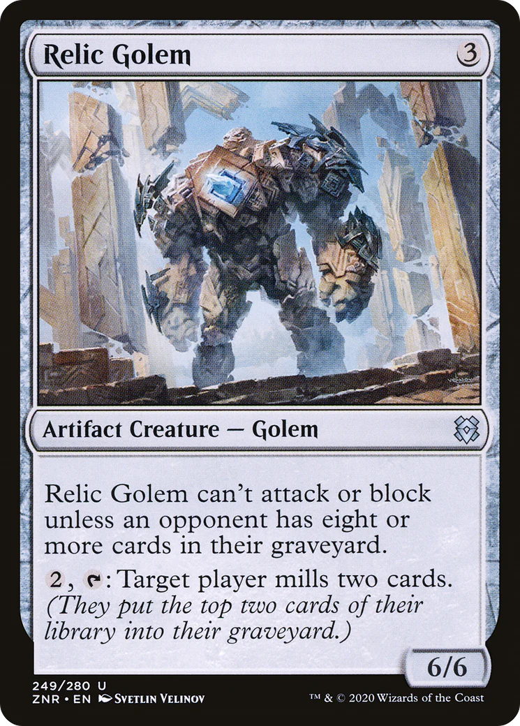 Relic Golem (ZNR-249)  Foil - Zendikar Rising