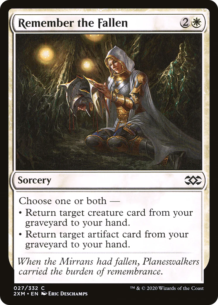 Remember the Fallen (2XM-027)  Foil - Double Masters