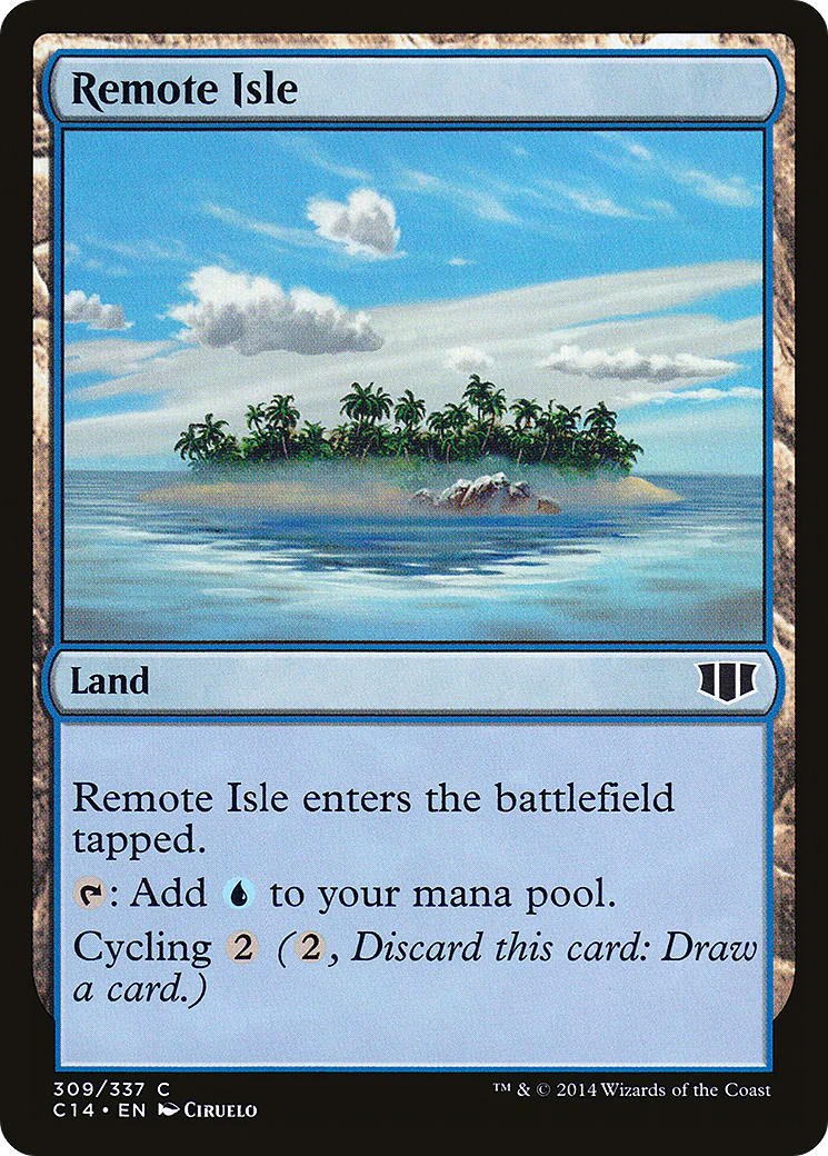 Remote Isle (C14-309)  - Commander 2014