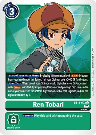 Ren Tobari (BT12-093) - Across Time
