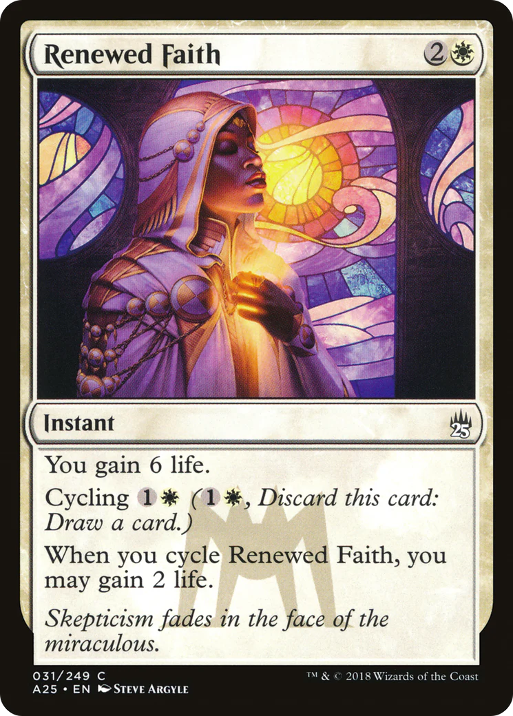 Renewed Faith (A25-031)  - Masters 25