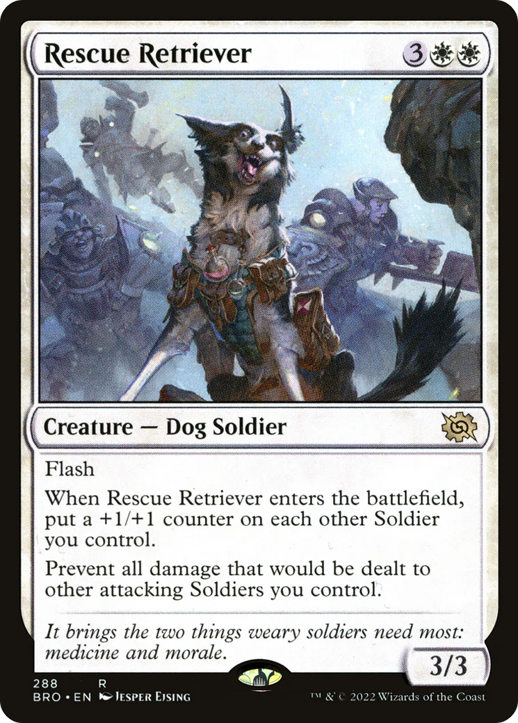 Rescue Retriever (BRO-288)  Foil - The Brothers' War