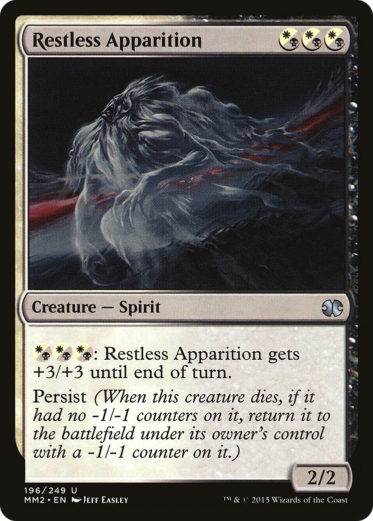 Restless Apparition (MM2-196)  - Modern Masters 2015