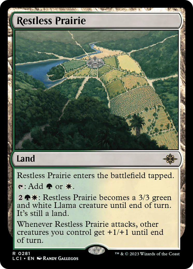 Restless Prairie (LCI-281)  Foil - The Lost Caverns of Ixalan