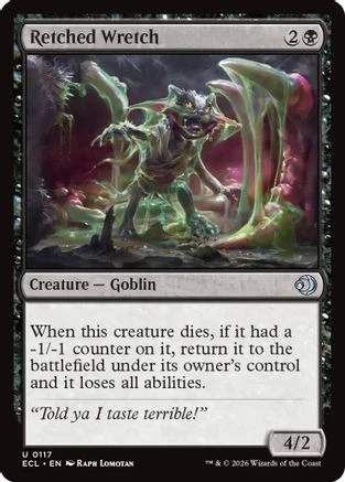 Retched Wretch (ECL-117) Foil - Lorwyn Eclipsed