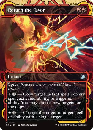 Return the Favor (SOA-047)  Foil - Secrets of Strixhaven: Mystical Archive