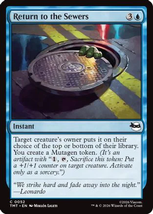 Return to the Sewers (TMT-052)  Foil - Teenage Mutant Ninja Turtles