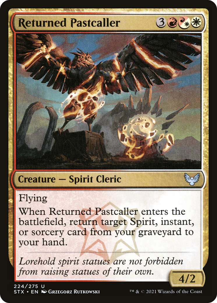 Returned Pastcaller (STX-224) Foil - Strixhaven: School of Mages