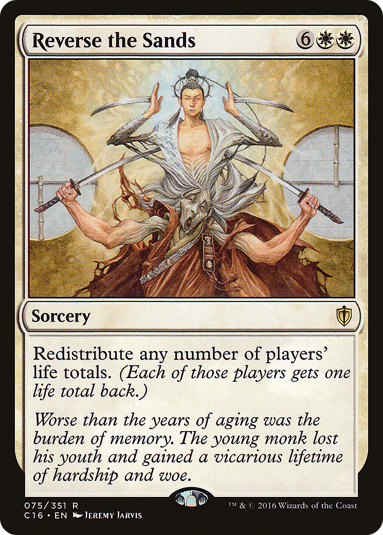 Reverse the Sands (C16-075)  - Commander 2016