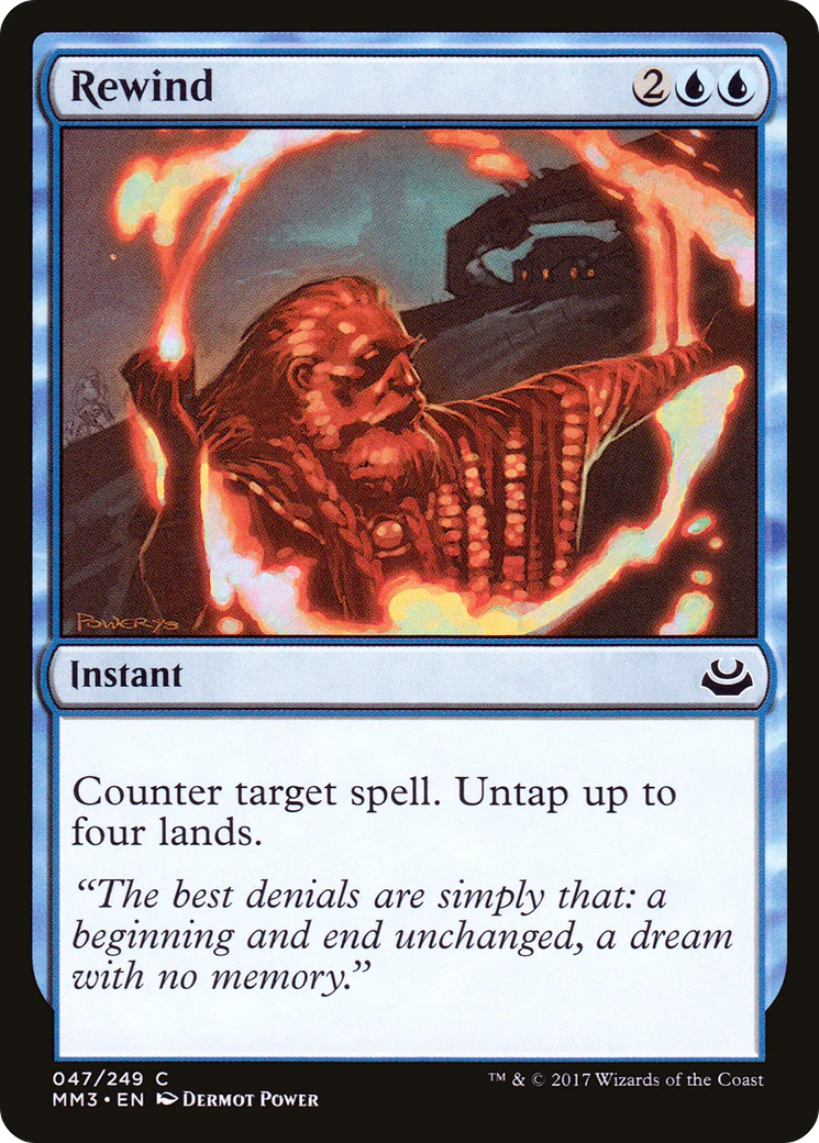 Rewind (MM3-047)  Foil - Modern Masters 2017