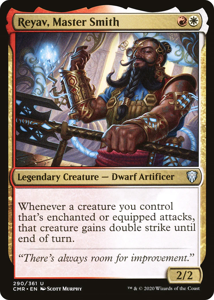 Reyav, Master Smith (CMR-290)  Foil - Commander Legends