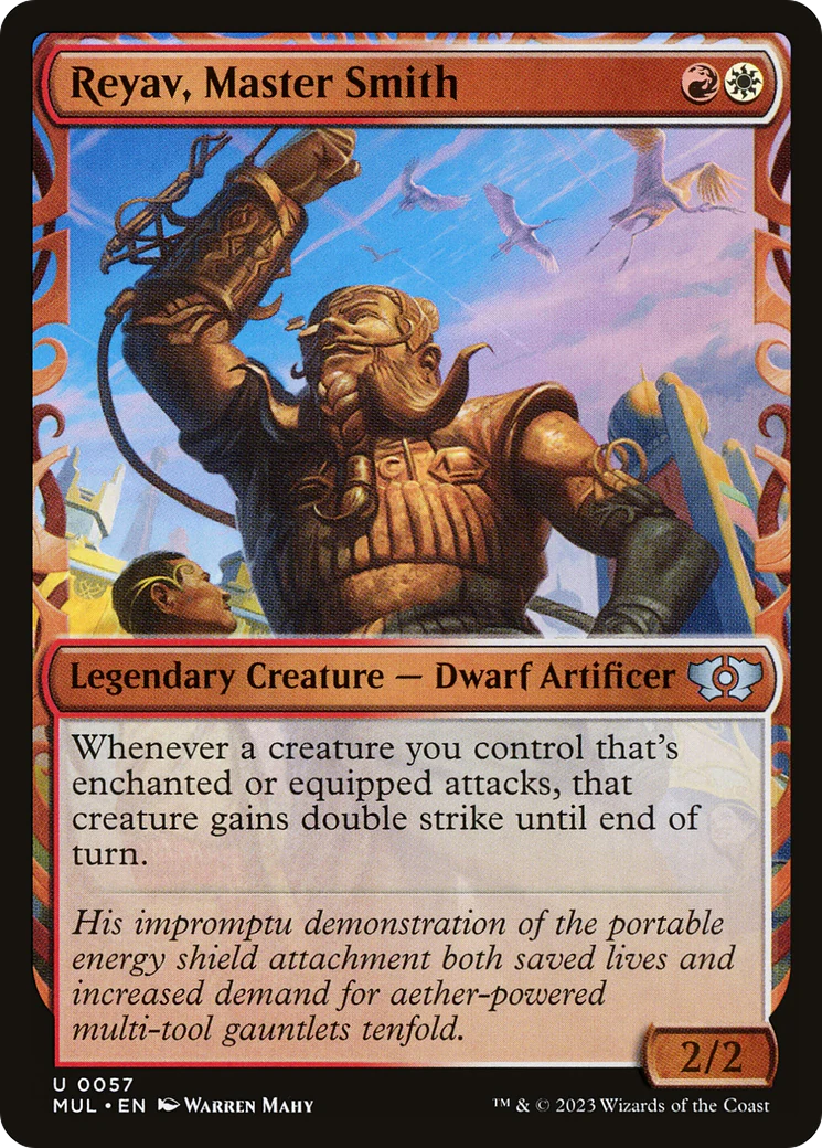 Reyav, Master Smith (MUL-057)  - Multiverse Legends: (Showcase)