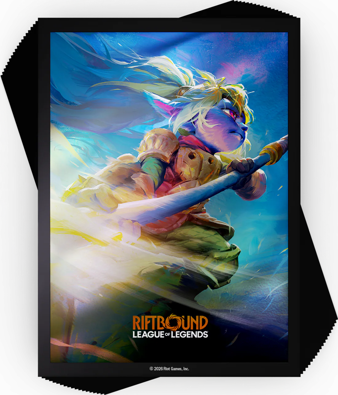Riftbound League of Legends TCG Unleashed Art Sleeves - Poppy