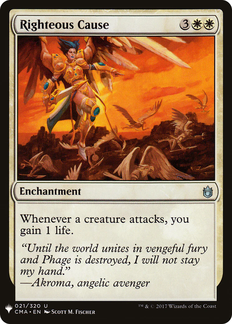 Righteous Cause (LIST-021)  - The List