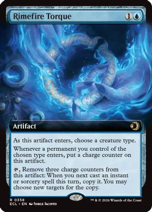 Rimefire Torque (Extended Art) (ECL-358) Foil - Lorwyn Eclipsed