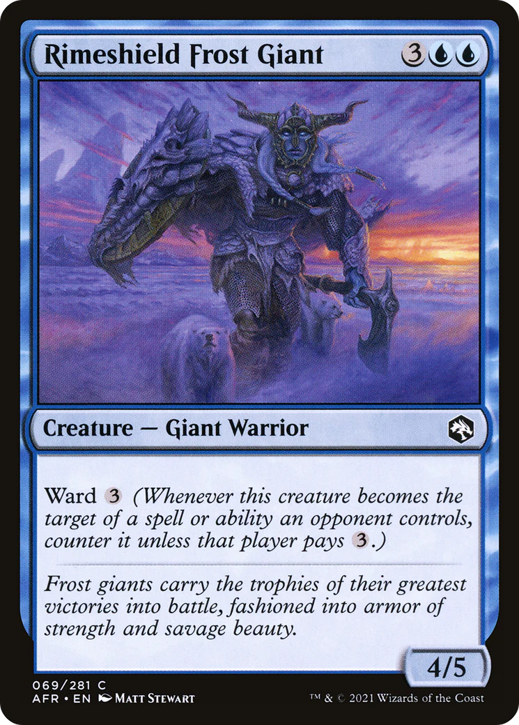 Rimeshield Frost Giant (AFR-069)  - Adventures in the Forgotten Realms