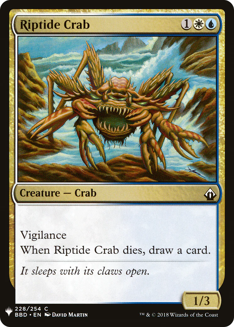 Riptide Crab (LIST-BBD-228)  - The List
