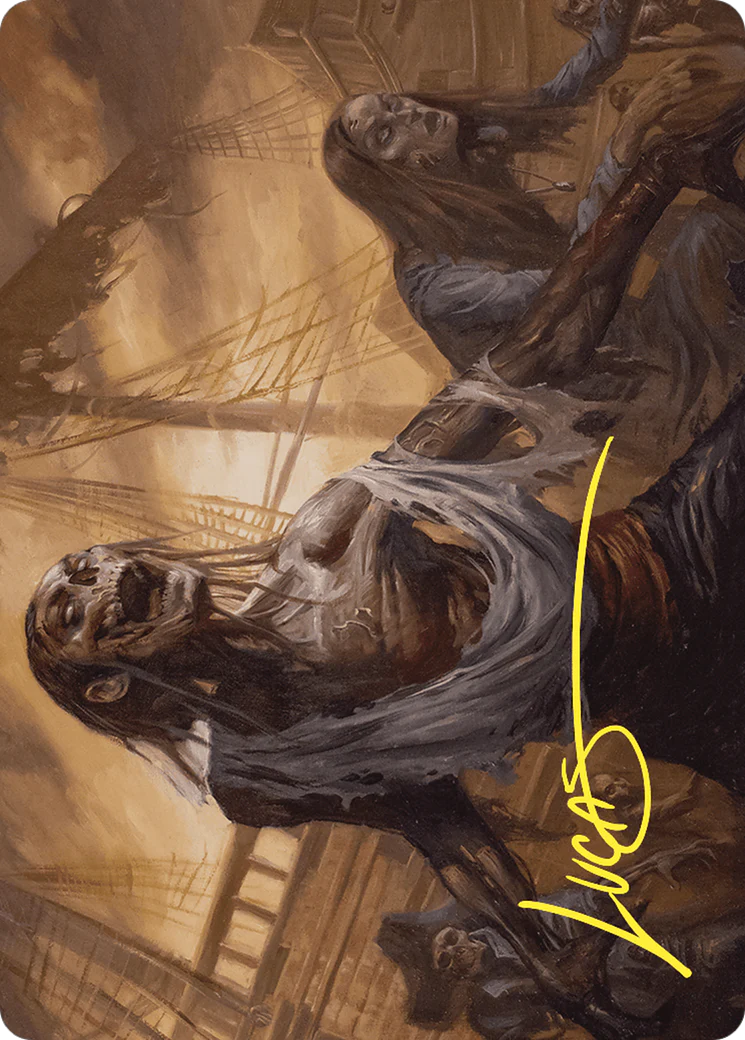 Rise from the Tides Art Card (Gold-Stamped Signature) (ASCMM-011)  - Commander Masters Art Series (Borderless) - Image 3