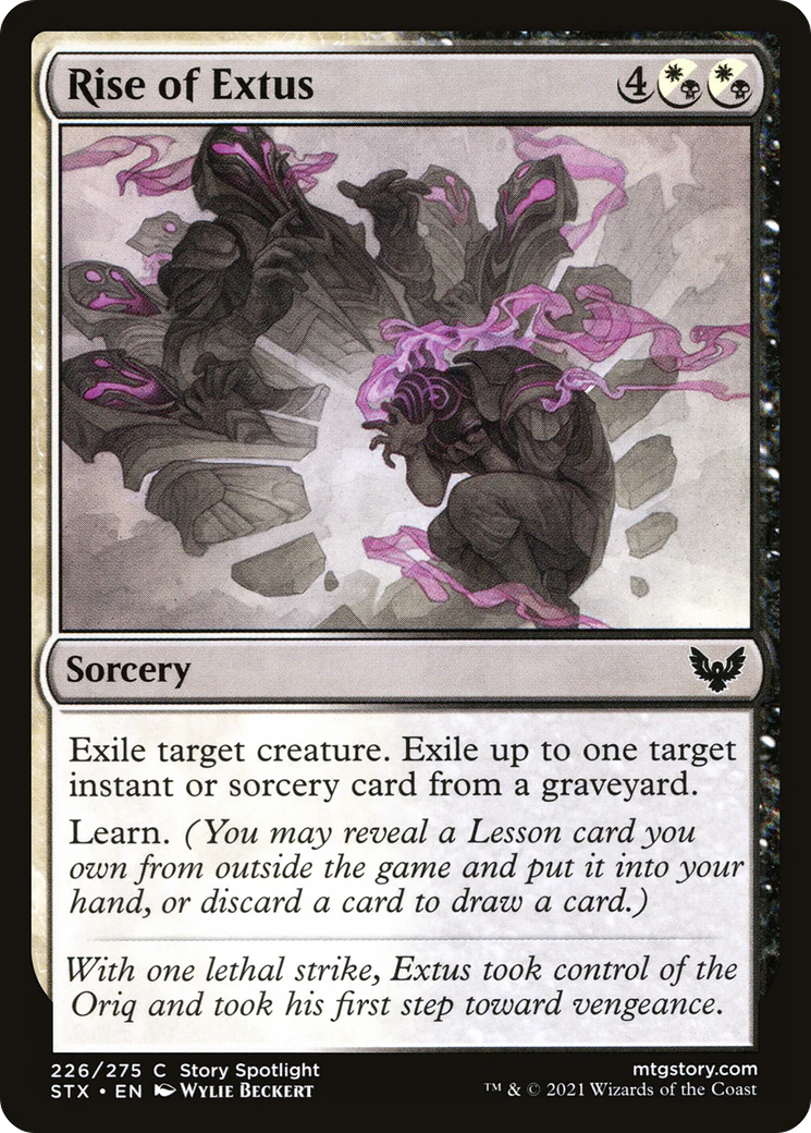Rise of Extus (STX-226)  Foil - Strixhaven: School of Mages