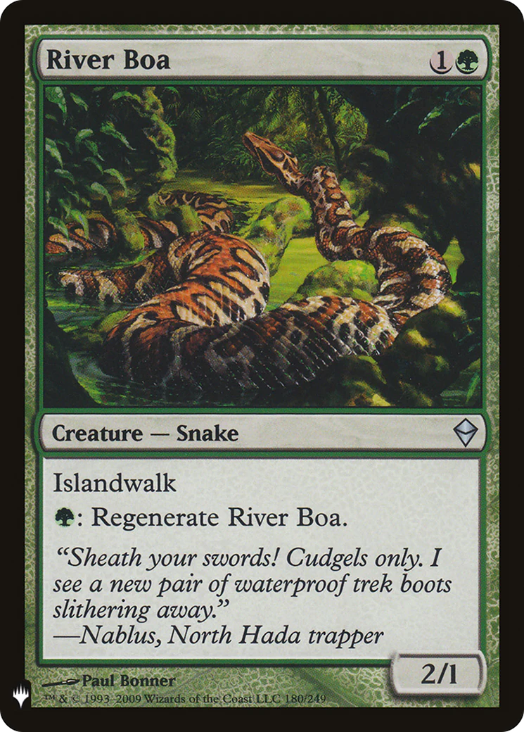 River Boa (LIST-180)  - The List