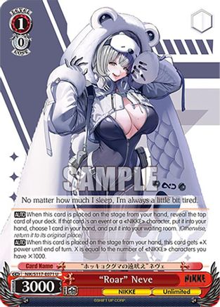 "Roar" Neve (NIK/S117-E071 U) - GODDESS OF VICTORY: NIKKE