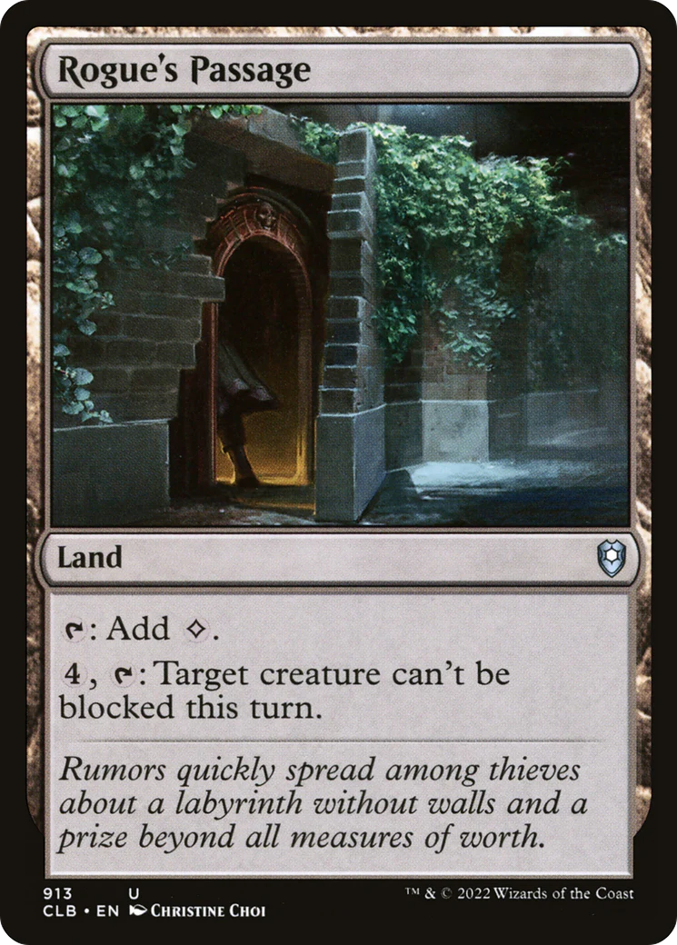 Rogue's Passage (CLB-913)  - Commander Legends: Battle for Baldur's Gate