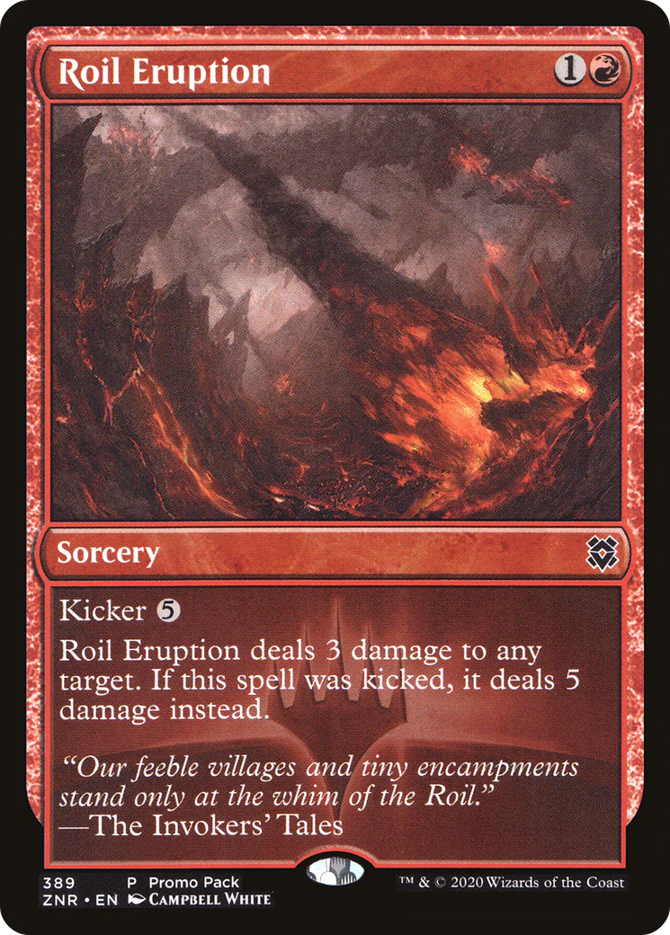 Roil Eruption (PPZNR-389)  Foil - Zendikar Rising