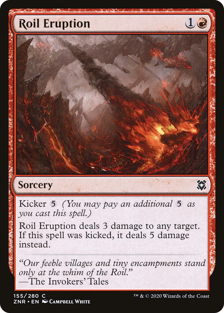 Roil Eruption (ZNR-155)  - Zendikar Rising