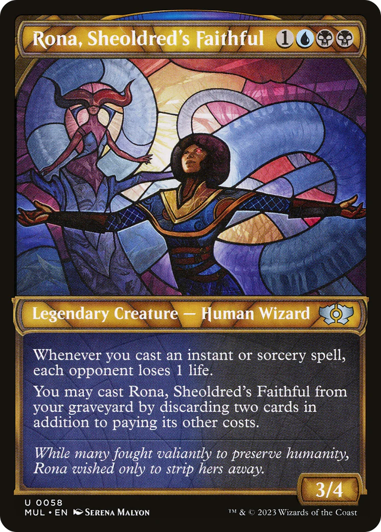 Rona, Sheoldred's Faithful (MUL-058) Foil - Multiverse Legends: (Showcase)