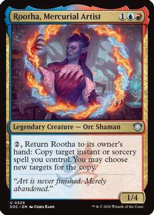 Rootha, Mercurial Artist (SOC-329)  - Commander: Secrets of Strixhaven