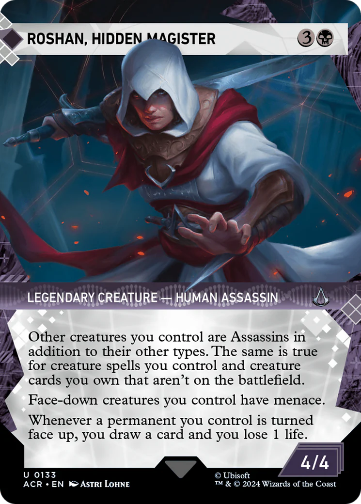 Roshan, Hidden Magister (Showcase) (ACR-133)  Foil - Assassin's Creed: (Showcase) (Borderless)