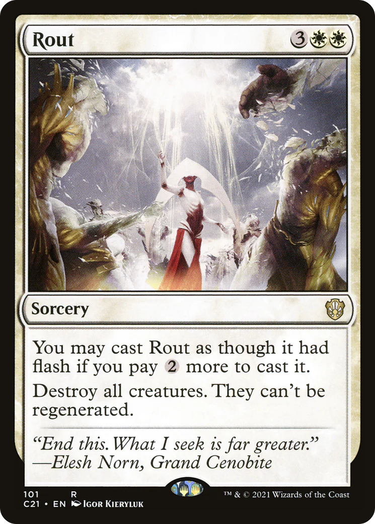 Rout (C21-101)  - Commander 2021