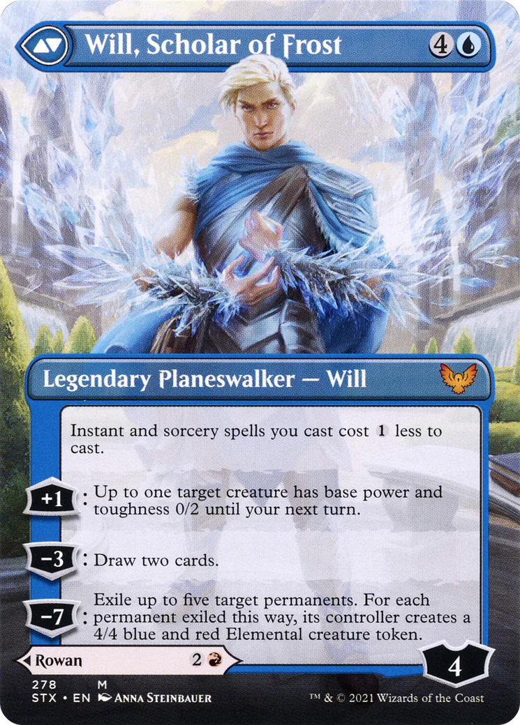 Rowan, Scholar of Sparks (Borderless) (STX-278)  - Strixhaven: School of Mages - Image 2