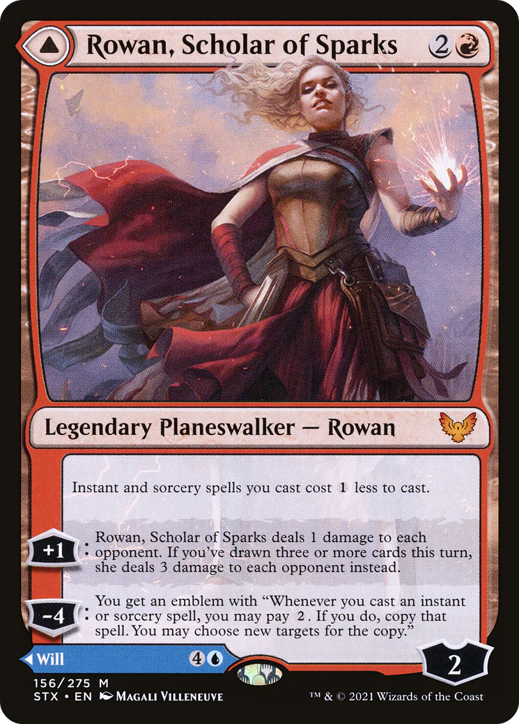 Rowan, Scholar of Sparks (STX-156)  - Strixhaven: School of Mages