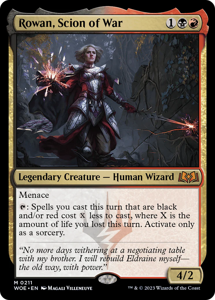 Rowan, Scion of War (WOE-211)  - Wilds of Eldraine