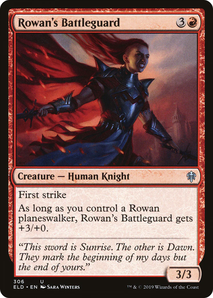 Rowan's Battleguard (ELD-306)  - Throne of Eldraine