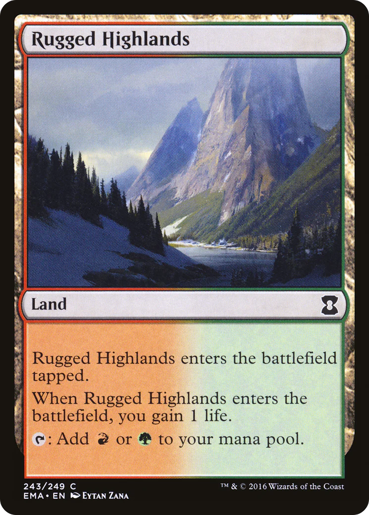Rugged Highlands (EMA-243)  Foil - Eternal Masters