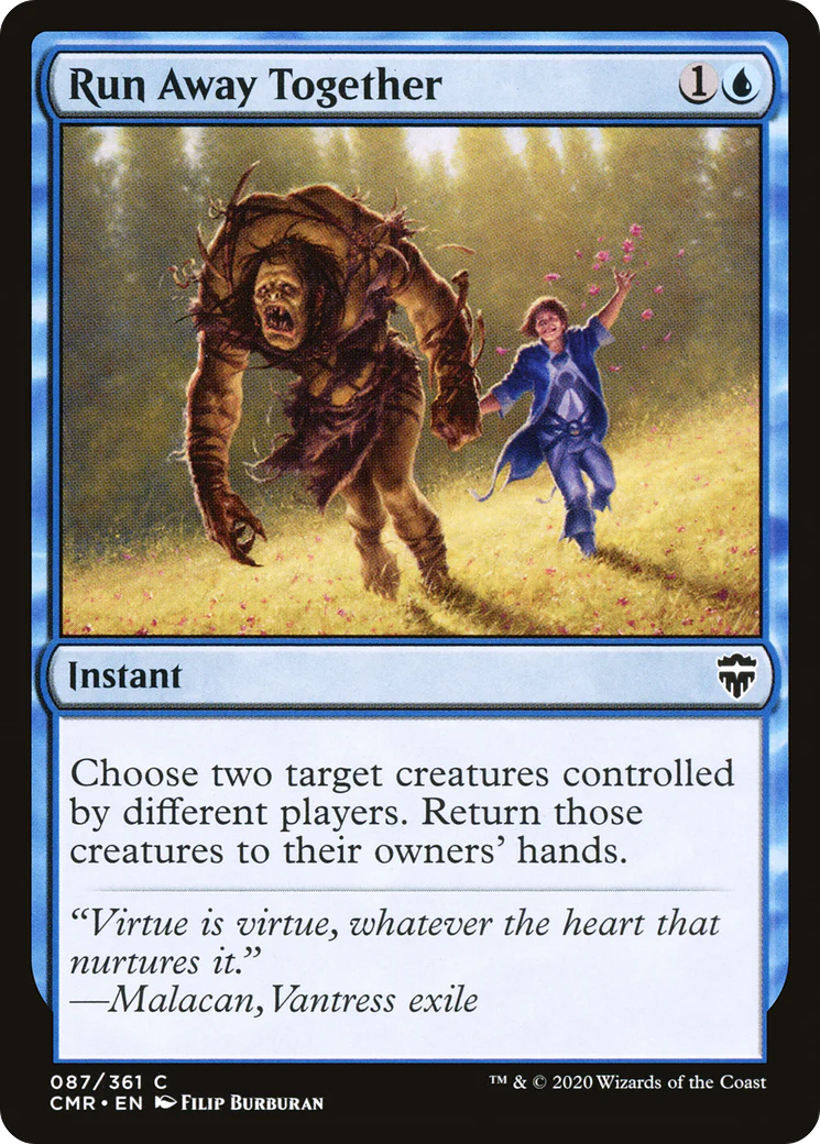 Run Away Together (CMR-087)  Foil - Commander Legends
